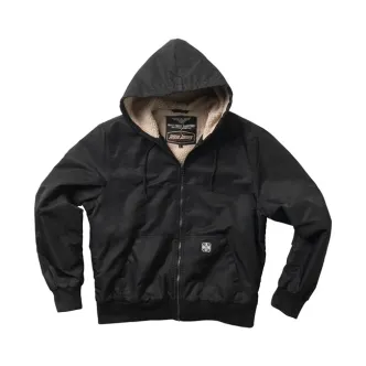 West Coast Choppers BFU Sherpa Nylon Jacket Black Size Small (ARM076499)