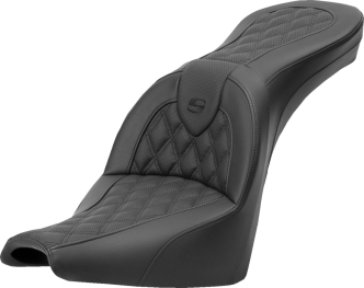 Saddlemen Roadsofa Lattice Stitched Seat For Harley Davidson 2018-2024 Softail Street Boy FXBB/S & Softail Standard FXST Models (818-30-182)