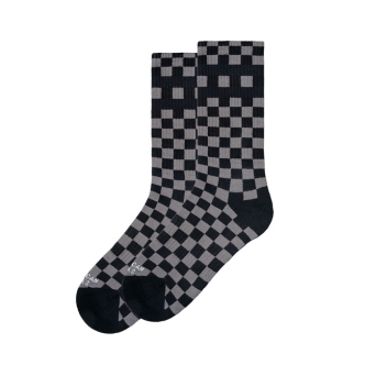 American Socks Mid High Checkerboard Grey Socks (ARM117799)