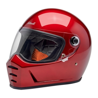 Biltwell Lane Splitter ECE R22.06 Helmet In Cherry Red - XS (1004-351-501)