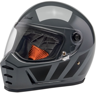 Biltwell Lane Splitter ECE R22.06 Helmet In Gloss Storm Grey Inertia - S (1004-569-502)