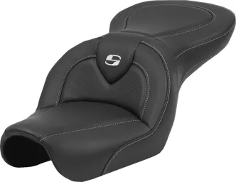 Saddlemen Carbon Fiber Roadsofa Seat For Harley Davidson 2004-2005 FXD Dyna Models (Excluding FXDWG) (804-04-185)