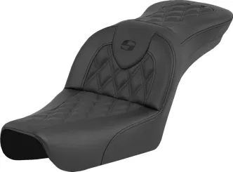 Saddlemen Roadsofa Lattice Stitched Seat For Harley Davidson 2004-2005 FXDWG Dyna Wide Glide Models (804-05-182)