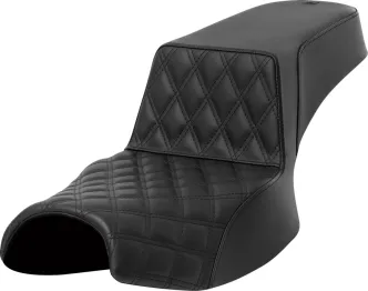 Saddlemen Extended Reach Step Up Front Lattice Stitch With Smooth Rear Seat For Indian 2020-2024 Challenger Models (I20-06E-172)