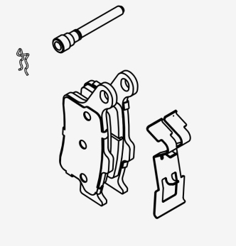 Doss Rear Brake Pads For 2019-2024 Harley Davidson Trike Models (41300214)