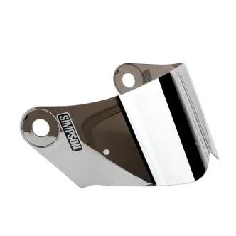 Simpson Visor For Simpson Darksome Helmets - Silver (ARM085999)