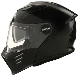 Simpson Darksome Helmet - Black Metal - Size Medium (ARM964999)