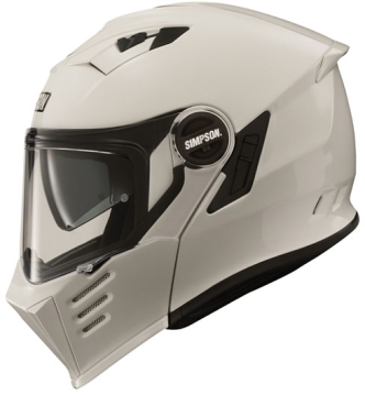 Simpson Darksome Helmet - White - Size Medium (ARM805999)